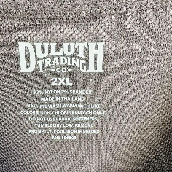 Duluth Trading Lot Of 2 Athletic Tee Shirts Women’s Size 2X White And Gray - Picture 3 of 9